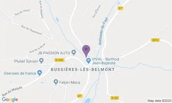 Localisation Champsevraine Bp - 52500