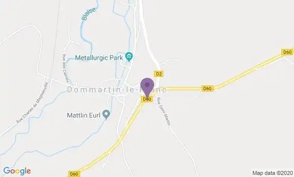 Localisation Dommartin le Franc Ap - 52110