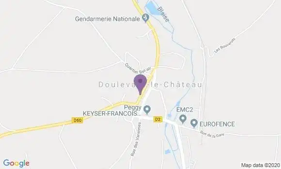 Localisation Doulevant le Chateau Bp - 52110