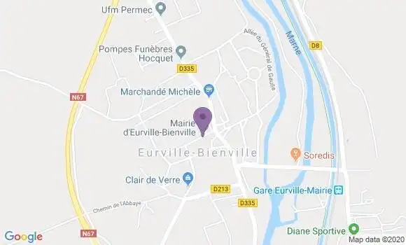 Localisation Eurville Bienville - 52410