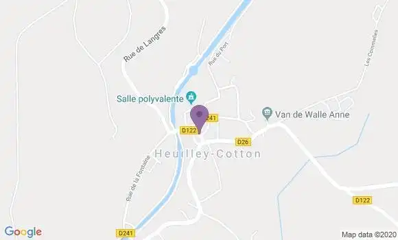 Localisation Heuilley Cotton Ap - 52600