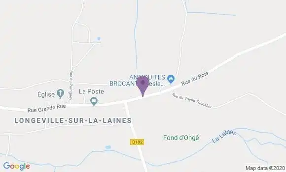 Localisation Longeville sur la Laines Ap - 52220