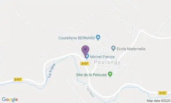 Localisation Poulangy Ap - 52800