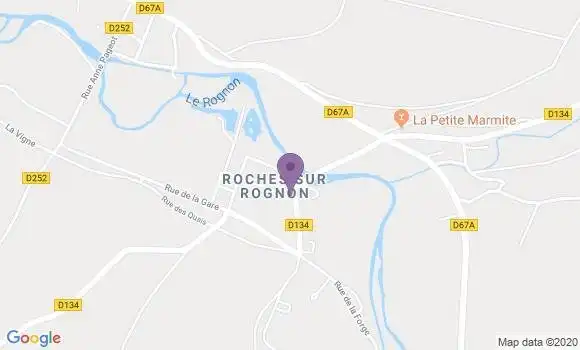 Localisation Roches Bettaincourt Ap - 52270
