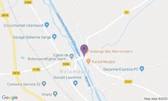 Localisation Rolampont Bp - 52260