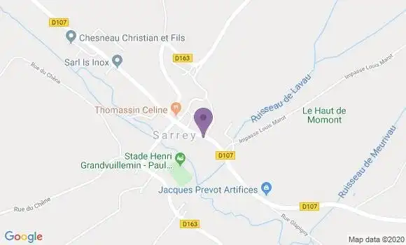 Localisation Sarrey Ap - 52140