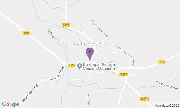 Localisation Sommevoire Bp - 52220