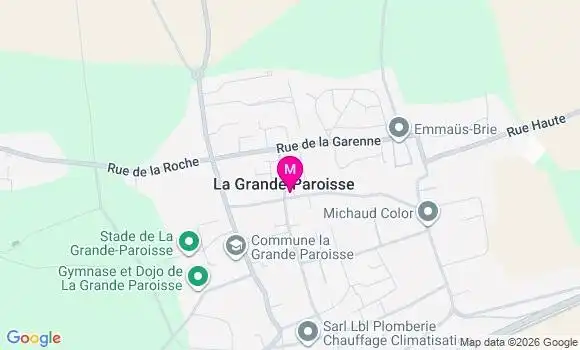 Localisation La Grande Paroisse - 77130
