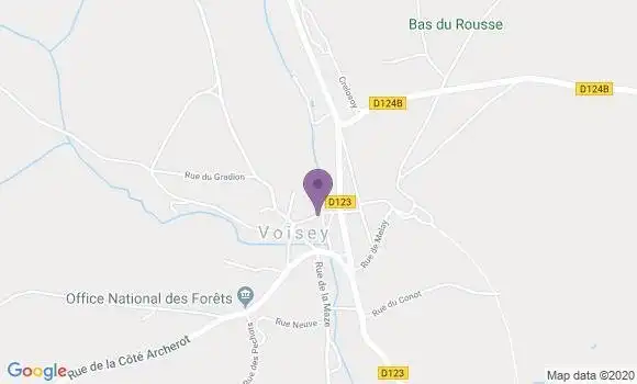Localisation Voisey Bp - 52400