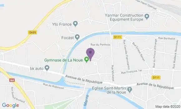 Localisation La Noue Bp - 52101