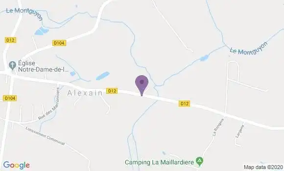 Localisation Alexain Ap - 53240