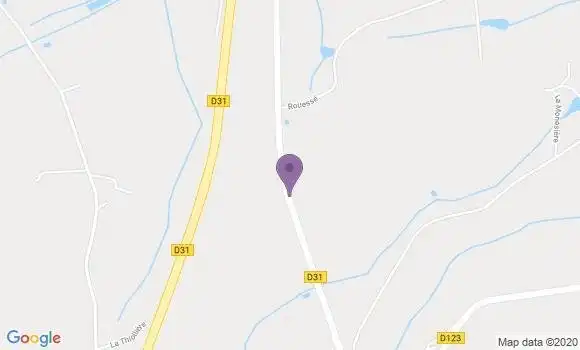 Localisation La Baconniere Ap - 53240