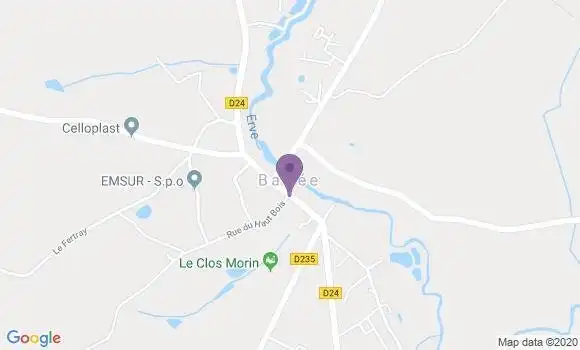 Localisation Ballee Bp - 53340