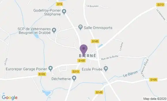 Localisation Bierne Bp - 53290