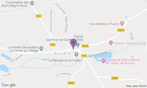 Localisation Bouere Bp - 53290