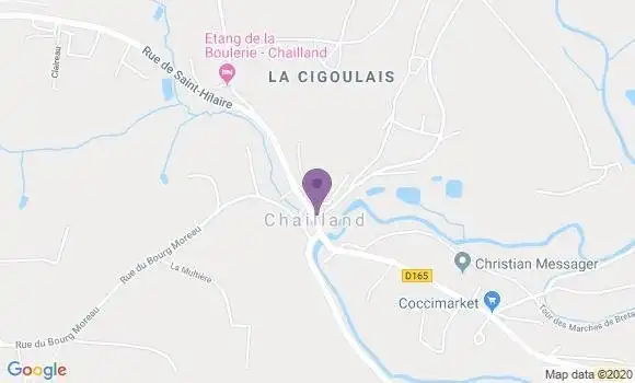 Localisation Chailland Bp - 53420