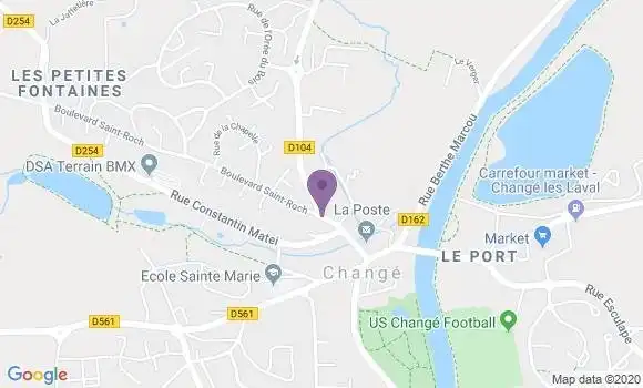 Localisation Change Bp - 53810