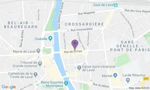 Localisation Laval Theatre Bp - 53000