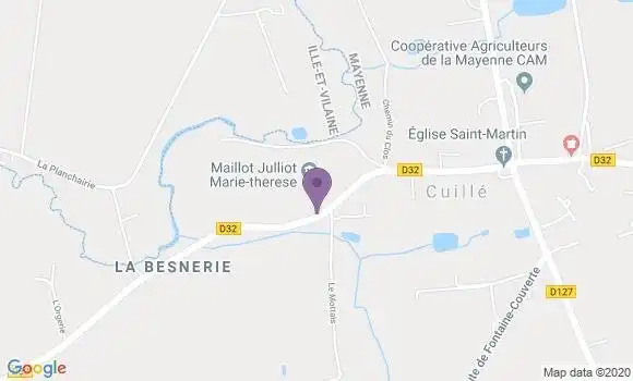 Localisation Cuille Ap - 53540