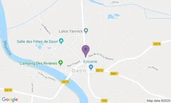 Localisation Daon Ap - 53200