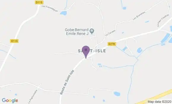 Localisation Le Genest Saint Isle Bp - 53940
