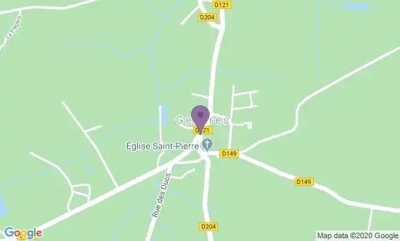 Localisation Gesvres Ap - 53370