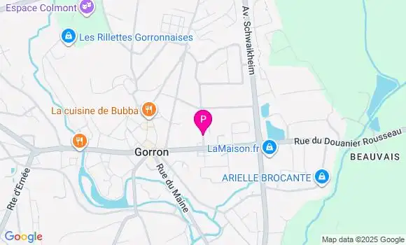 Localisation Gorron - 53120