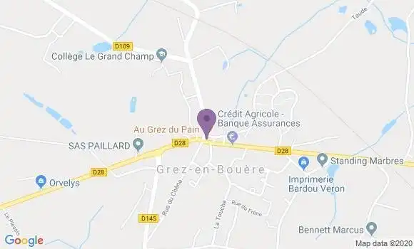 Localisation Grez En Bouere Bp - 53290