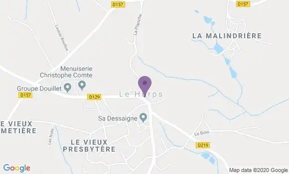 Localisation Le Horps Ap - 53640