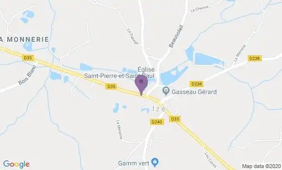 Localisation Ize Ap - 53160