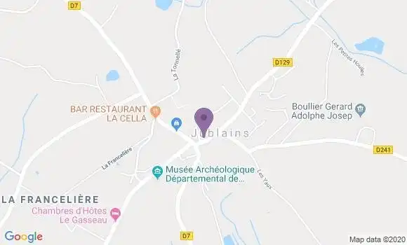 Localisation Jublains Ap - 53160