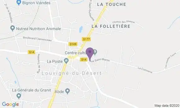 Localisation Louvigne Ap - 53210