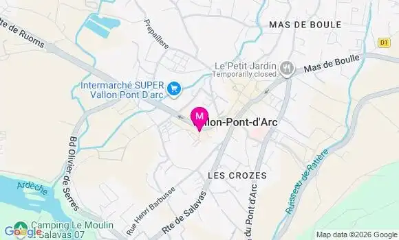Localisation Vallon Pont d