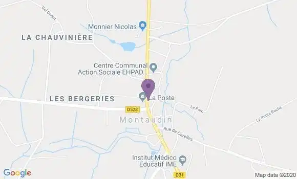 Localisation Montaudin Bp - 53220