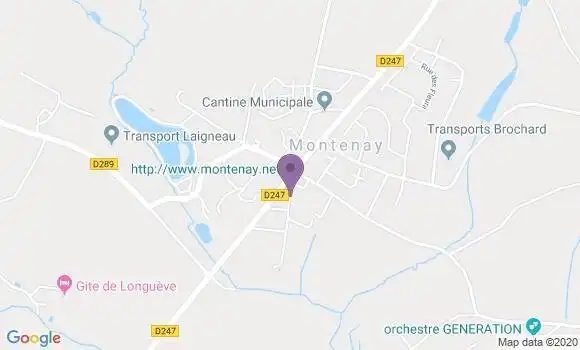 Localisation Montenay Ap - 53500