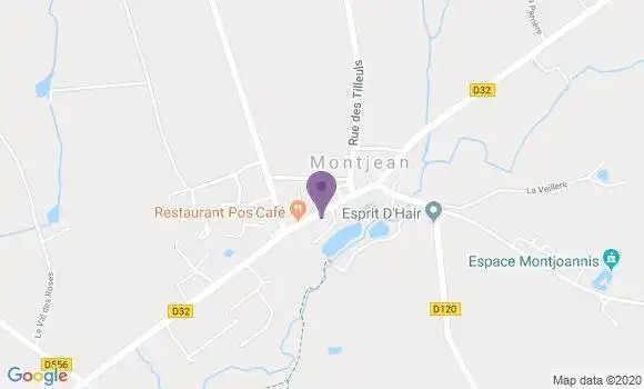 Localisation Montjean Ap Ap - 53320