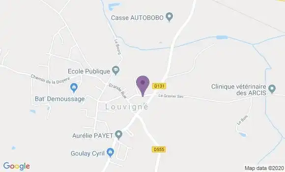 Localisation Parne sur Roc Ap - 53260