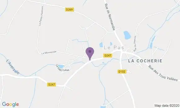 Localisation Le Pas Ap - 53300