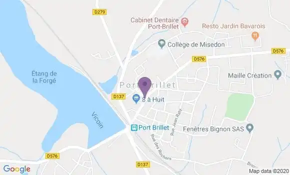 Localisation Port Brillet - 53410