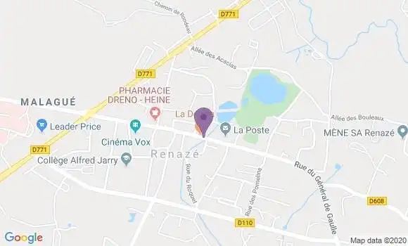 Localisation Renaze - 53800