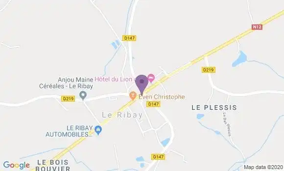 Localisation Le Ribay Ap Ap - 53640