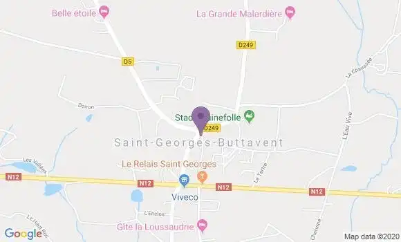 Localisation Saint Georges Buttavent Ap Ap - 53100
