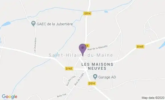 Localisation Saint Hilaire du Maine Ap Ap - 53380