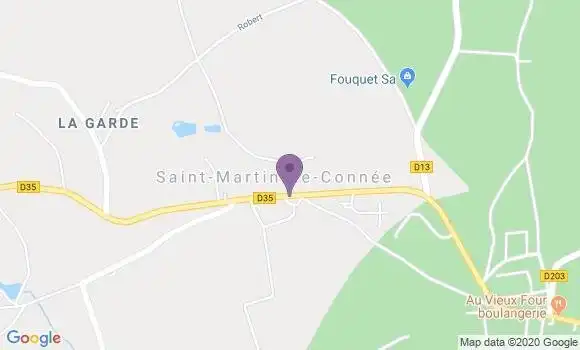 Localisation Saint Martin de Connee Ap Ap - 53160