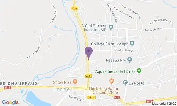 Localisation Saint Pierre des Landes Ap - 53500