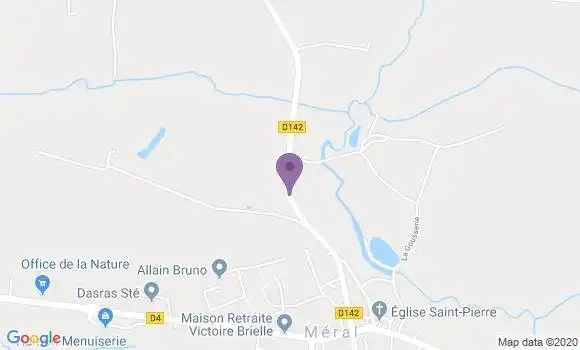 Localisation Saint Poix Ap - 53540