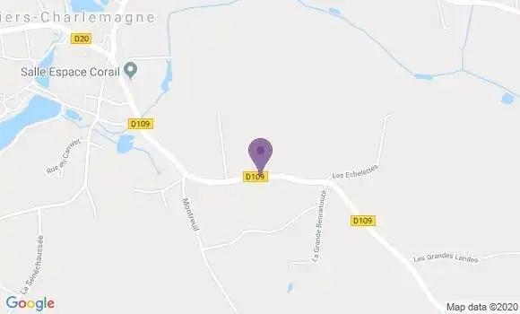 Localisation Villiers Charlemagne Ap - 53170