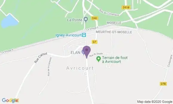 Localisation Avricourt Ap - 54450