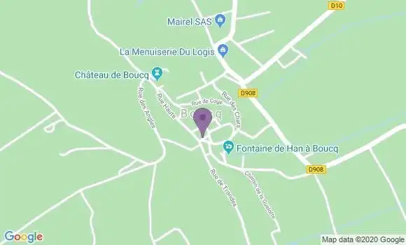 Localisation Boucq Bp - 54200