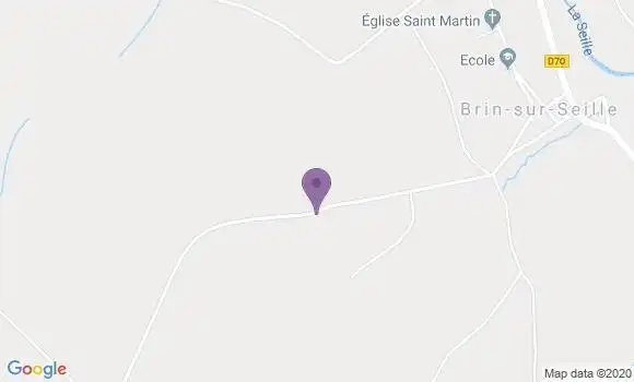 Localisation Brin sur Seille Bp - 54280